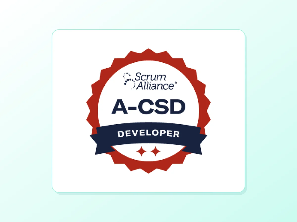 Advanced Certified Scrum Developer® (A-CSD) Certification Training