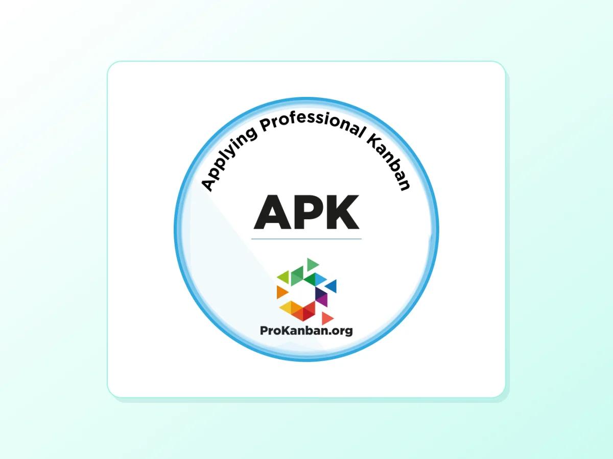 Applying Professional Kanban(APK) Course