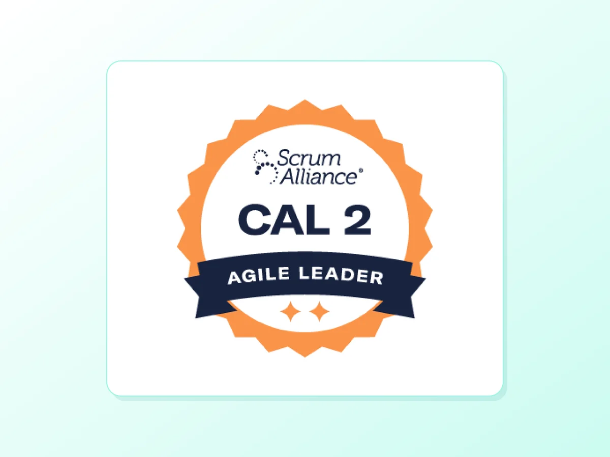 Certified Agile Leader® 2 (CAL 2™) Certification Training