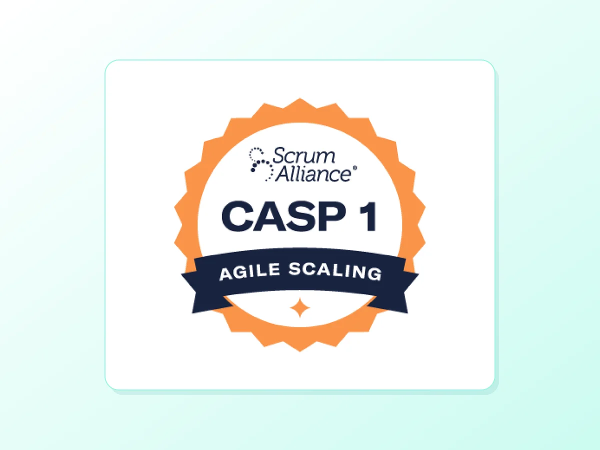 Certified Agile Scaling Practitioner 1 (CASP 1) Training
