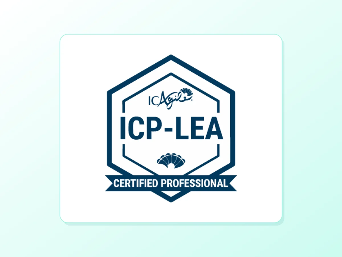 ICAgile Agile Leadership (ICP-LEA) Certification Course Training