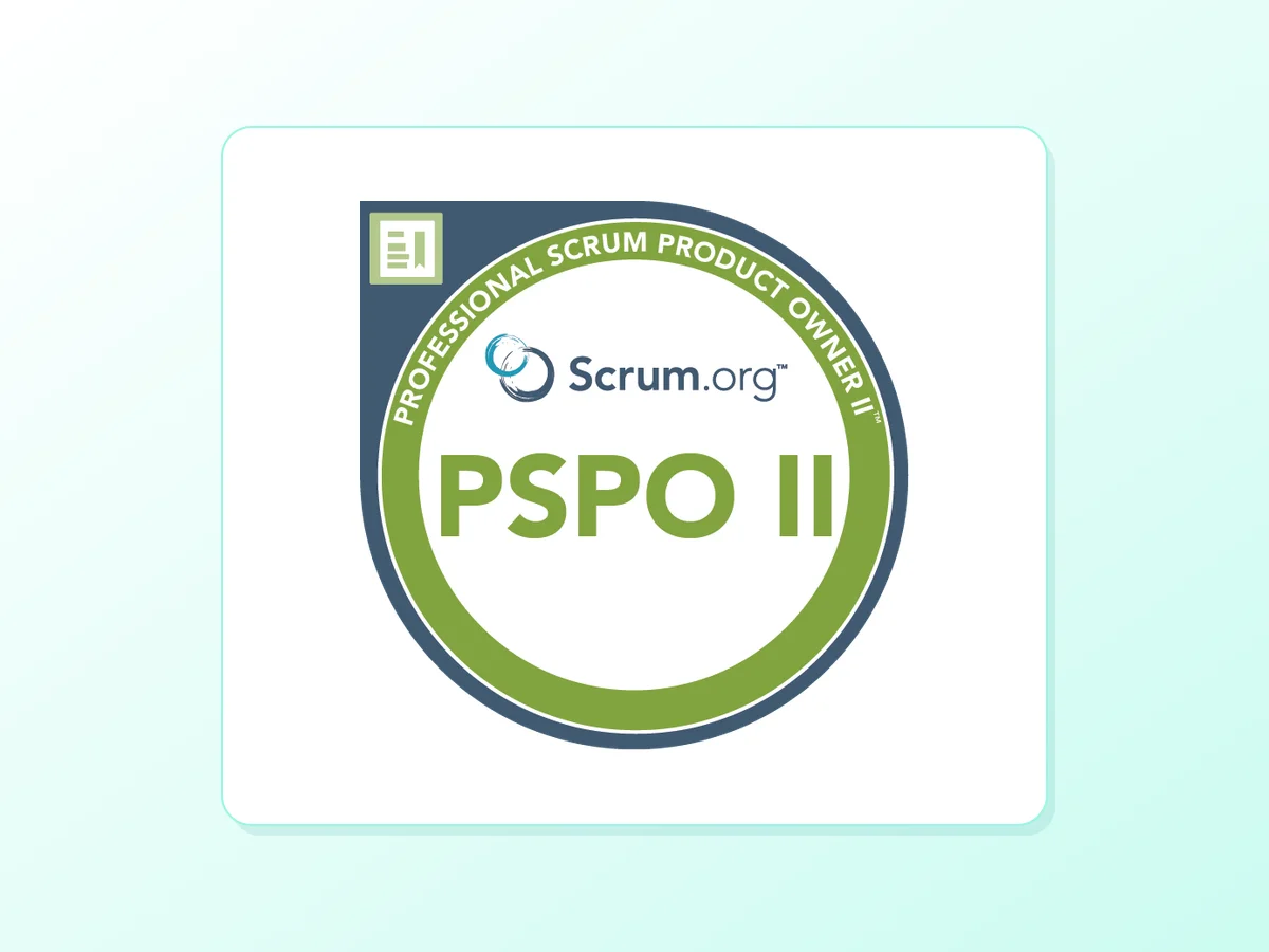 Professional Scrum Product Owner (PSPO) - Advanced Course