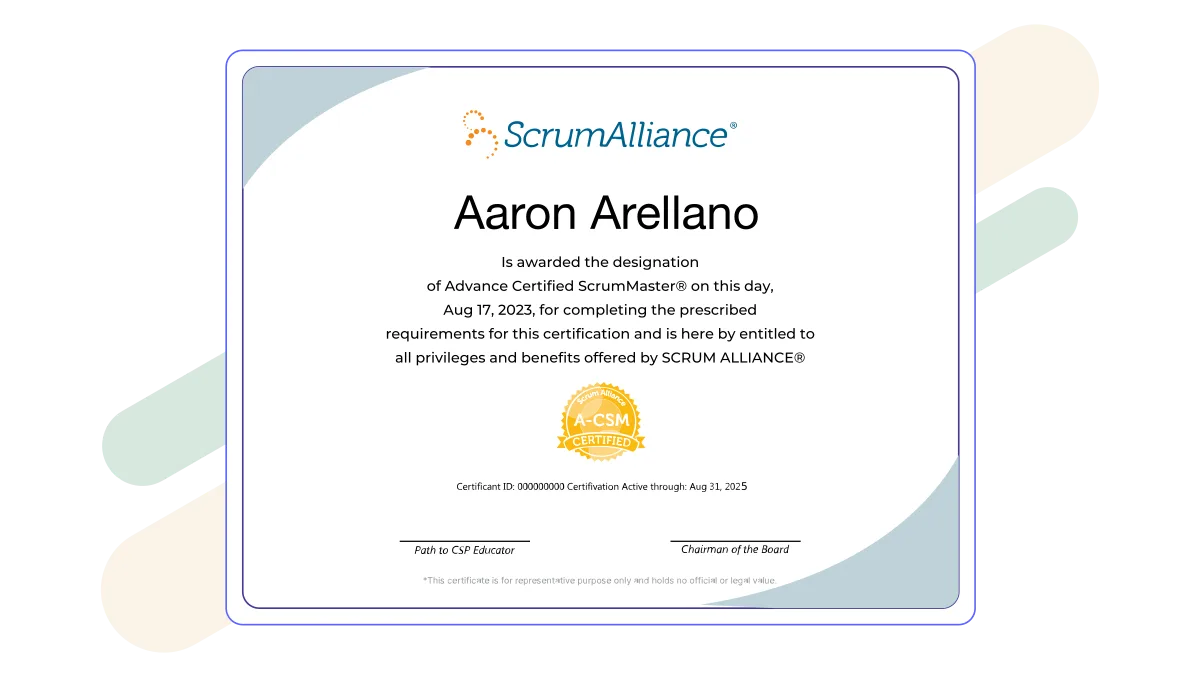 CSM certificate