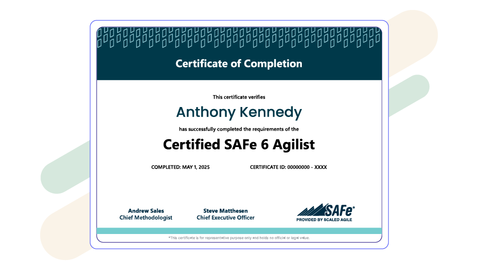AI-Empowered Leading SAFe® 6.0 certificate